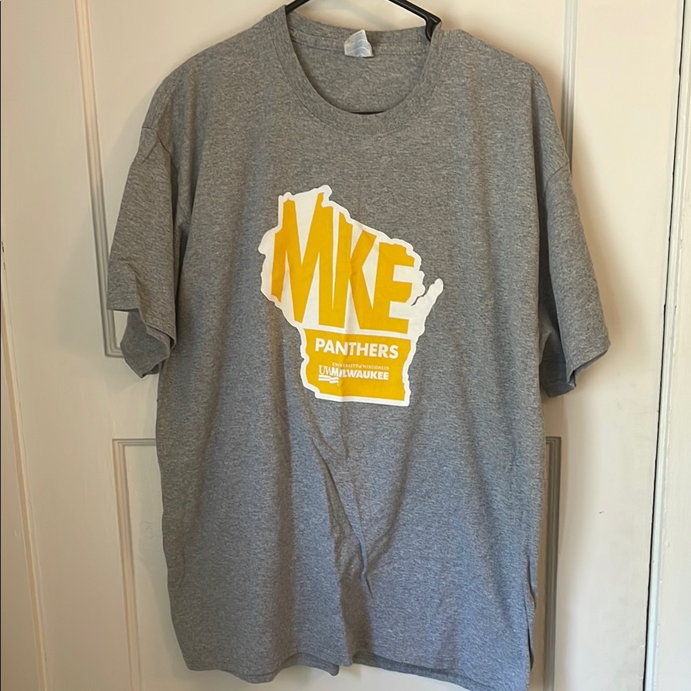 Gray UW-MKE Panthers T-Shirt